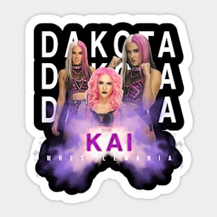 WOMEN WRESTLE DAKOTA Sticker